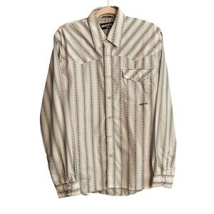 Western Billabong Slim Fit Men’s Pearl Button Shirt-Size Large
